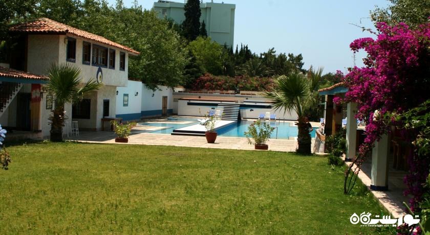 نمای فضای سبز هتل کیسمت